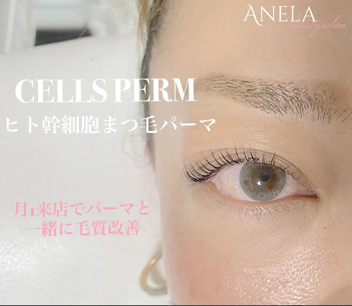 マツエク・マツパ 一重×まつ毛パーマ Anela 博多/春吉のマツエク・マツパデザイン