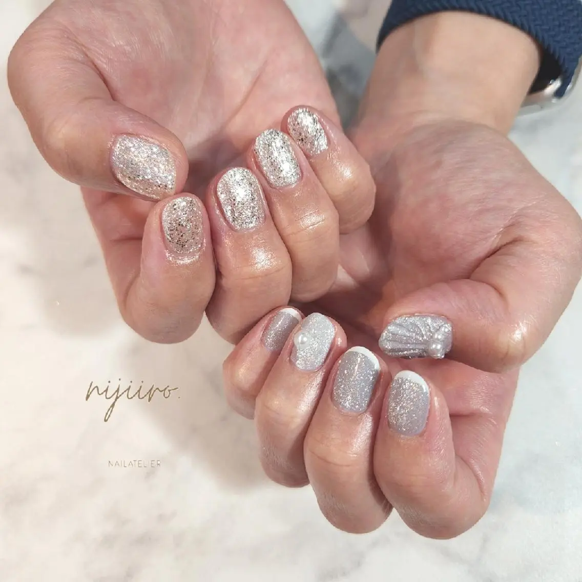 ネイル ハンドネイル nijiiro🌈 サトウのネイルデザイン