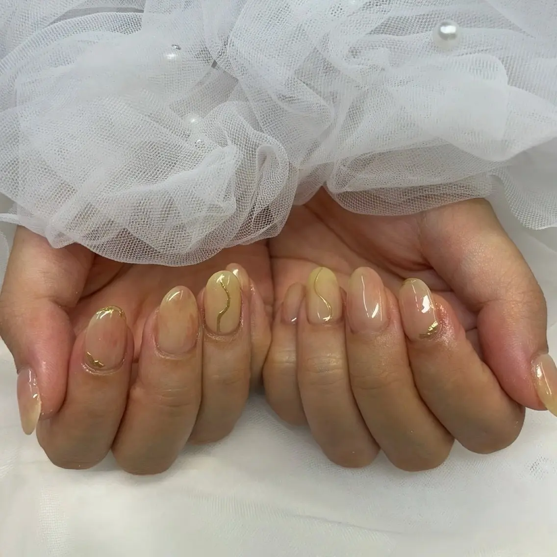 ネイル ニュアンスネイル ハンドネイル CanI練馬 SAORIのネイルデザイン