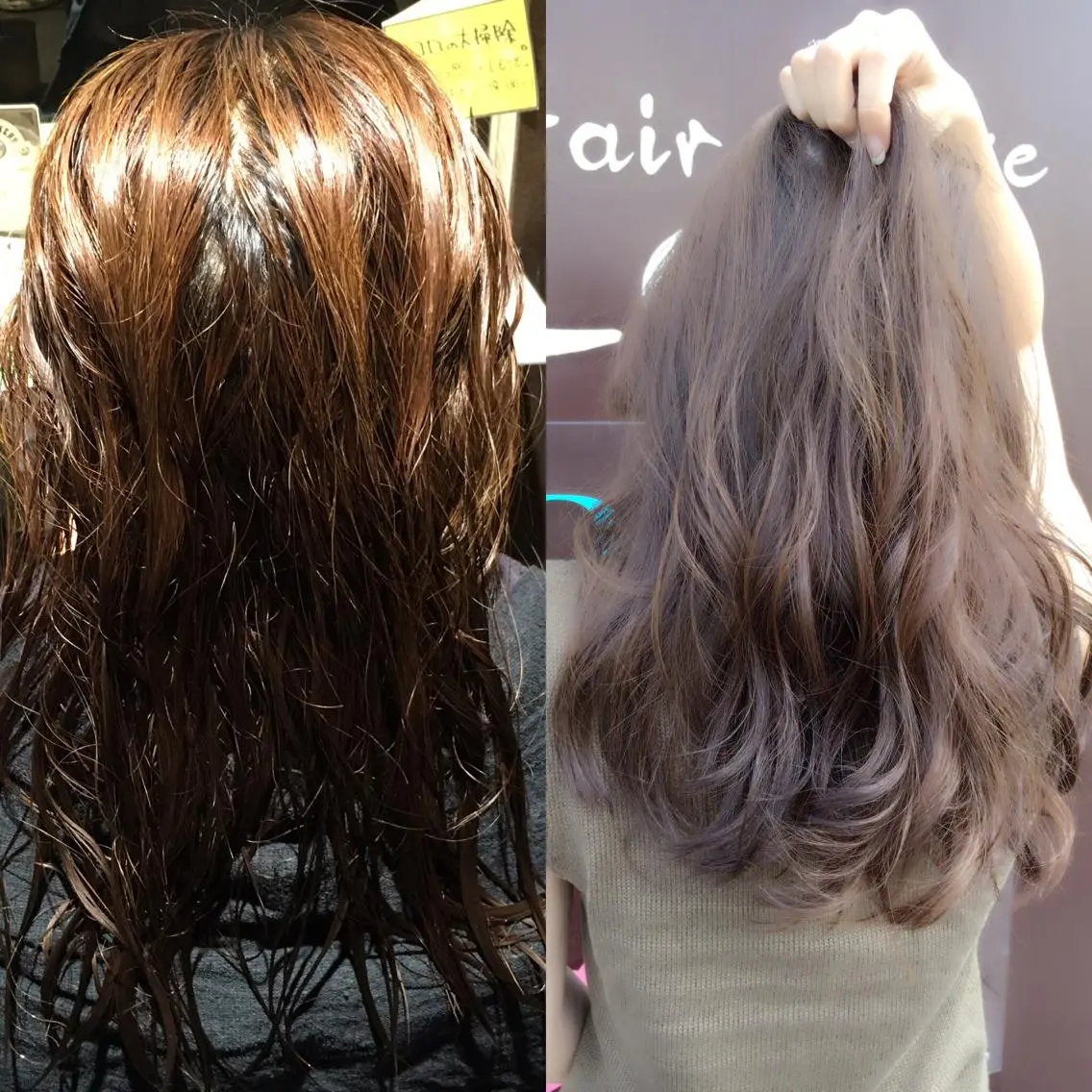 ミディアム セミロング ロング カラー パーマ ヘアアレンジ 髪質改善/縮毛矯正 心斎橋/池本有宏のヘアスタイル