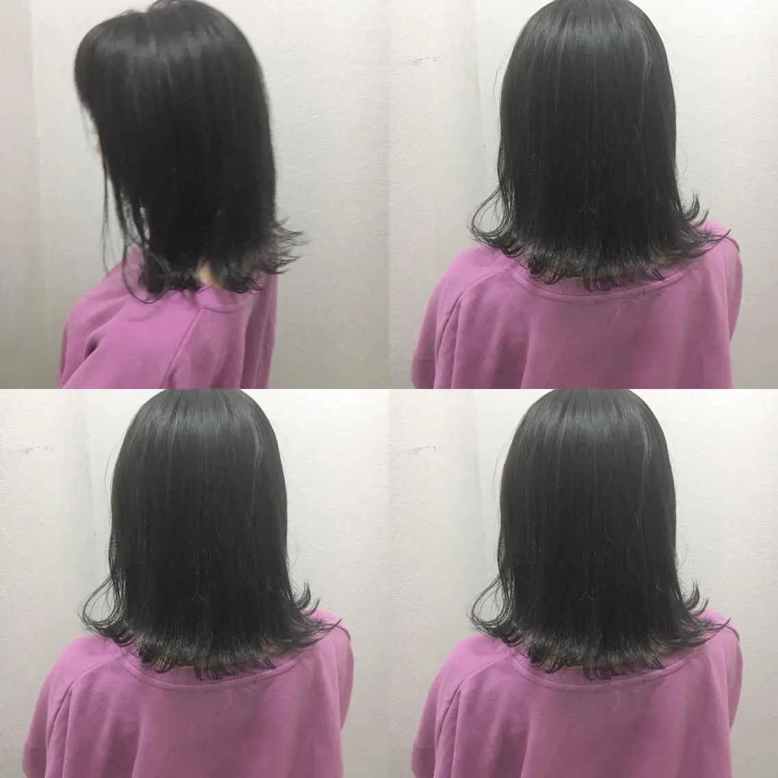 ショート カラー アディクシーカラー アッシュ ダークアッシュ 外ハネヘア JILBLAN京都 ショート/ハイライトのヘアスタイル