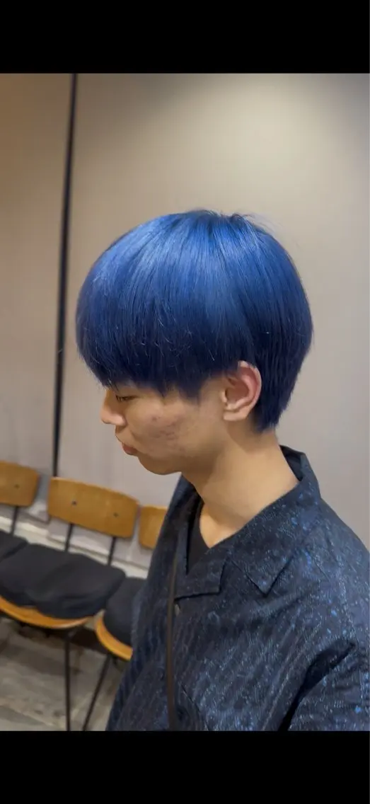 メンズ メンズブリーチ ヘアカラー 芝本 蓮のヘアスタイル