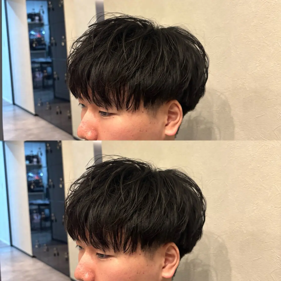 メンズ マッシュ カット 岡田 洋太のヘアスタイル