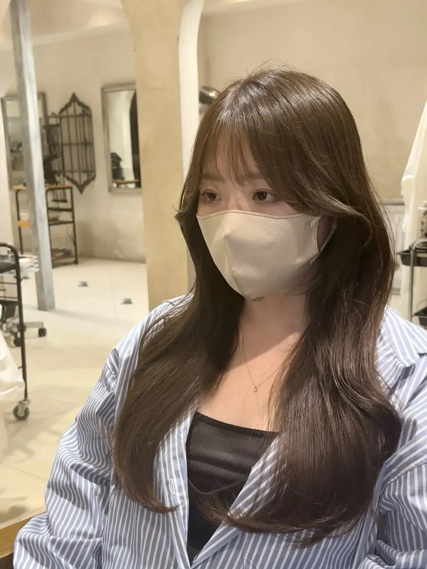 ロング カラー 高槻No.1🇰🇷 韓国ヘア 橋口陽太のヘアスタイル