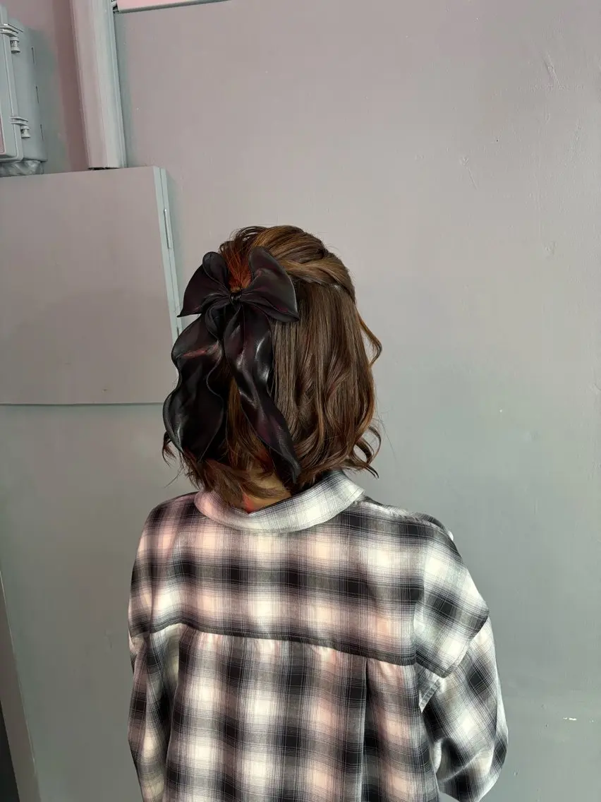 ヘアアレンジ ボブ 新垣 杏凜のヘアスタイル