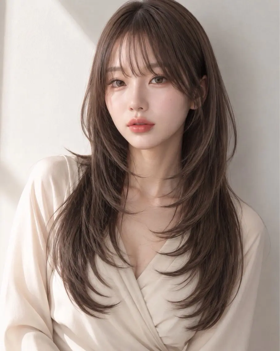 ロング カット pia 薬院のヘアスタイル