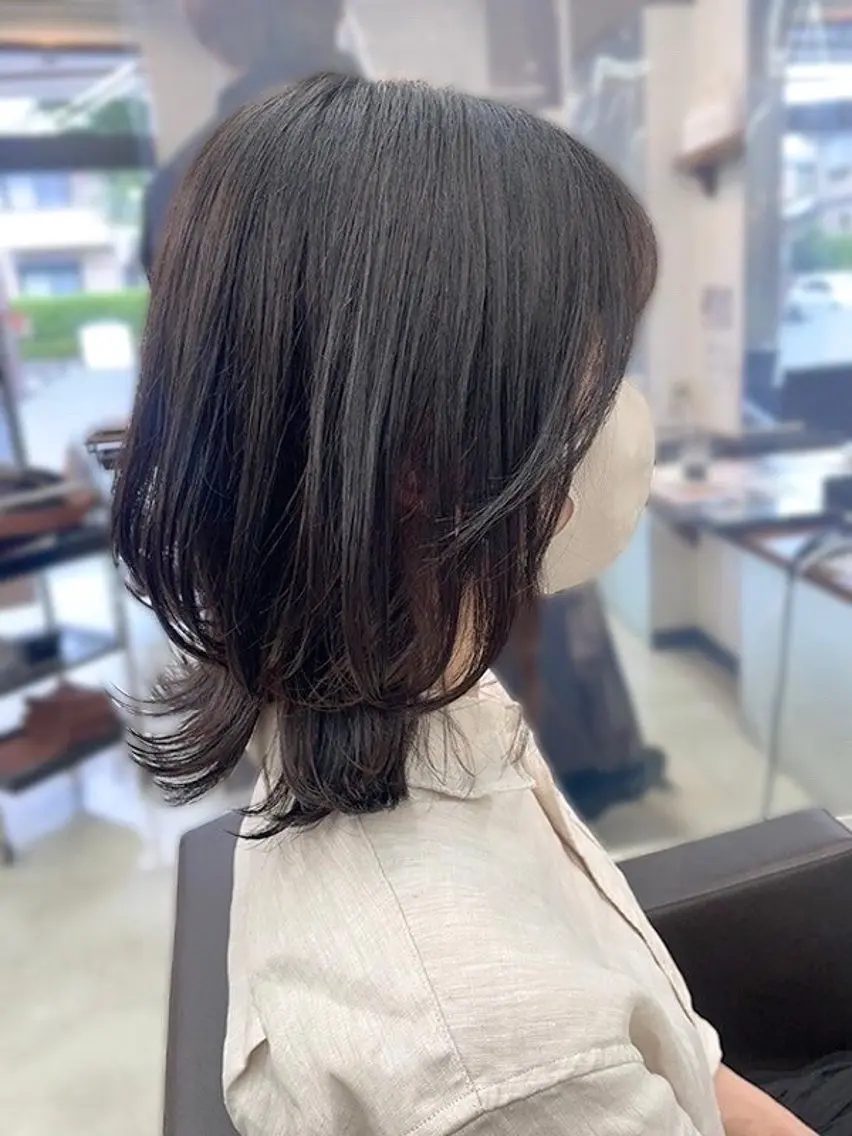 ミディアム elve水戸 加藤媛佳のヘアスタイル