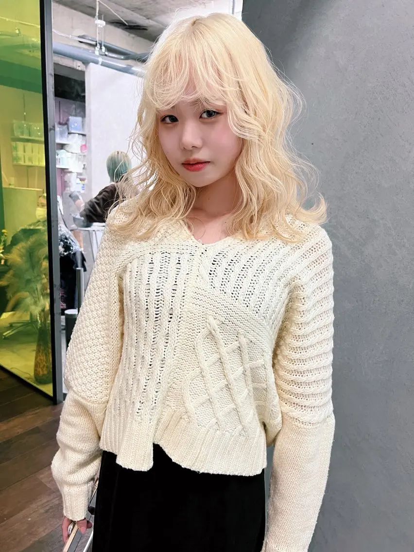 ロング カラー カット ヘアカラー トリートメント ヘアセット 🧡色落ちまで2度 楽しめる🧡ヨシキのヘアスタイル