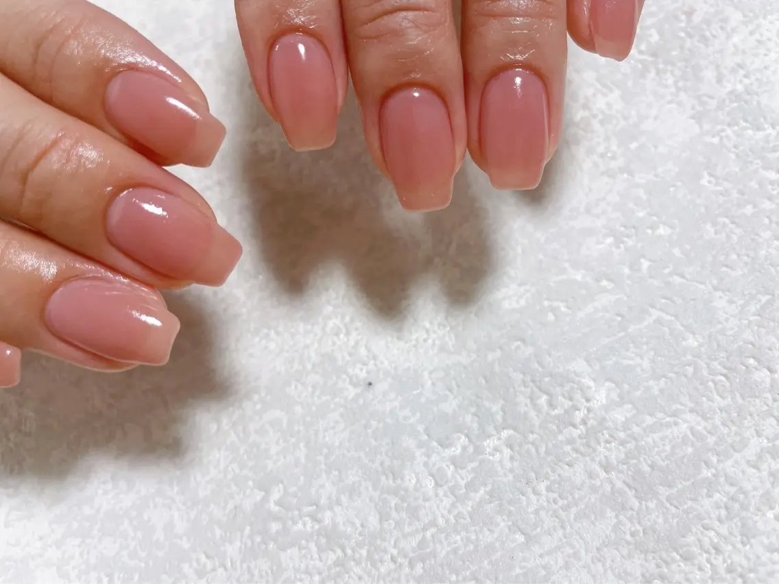 ネイル ジェルネイル 韓国ネイル メンズネイル ワンカラーネイル パラジェル kiki nail たまプラーザのネイルデザイン