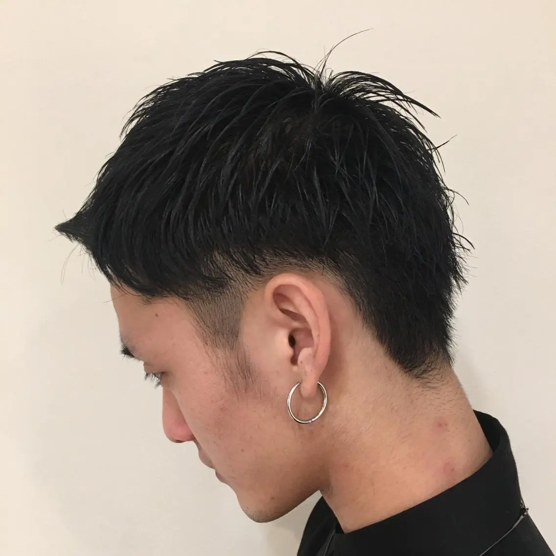 ショート メンズ ウルフカット／吉村 桃子のヘアスタイル