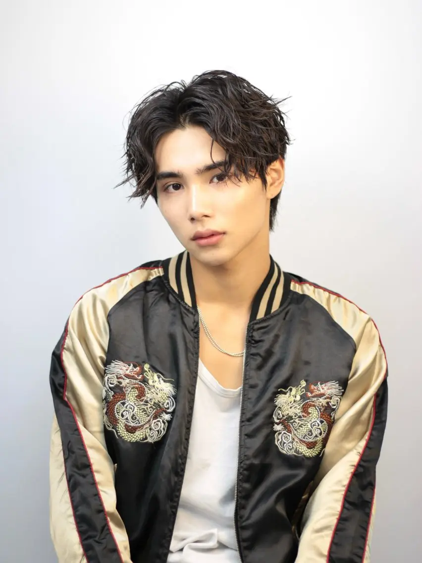 ショート カラー パーマ メンズ キッズ 🔥パーマ特化🔥 優馬のヘアスタイル