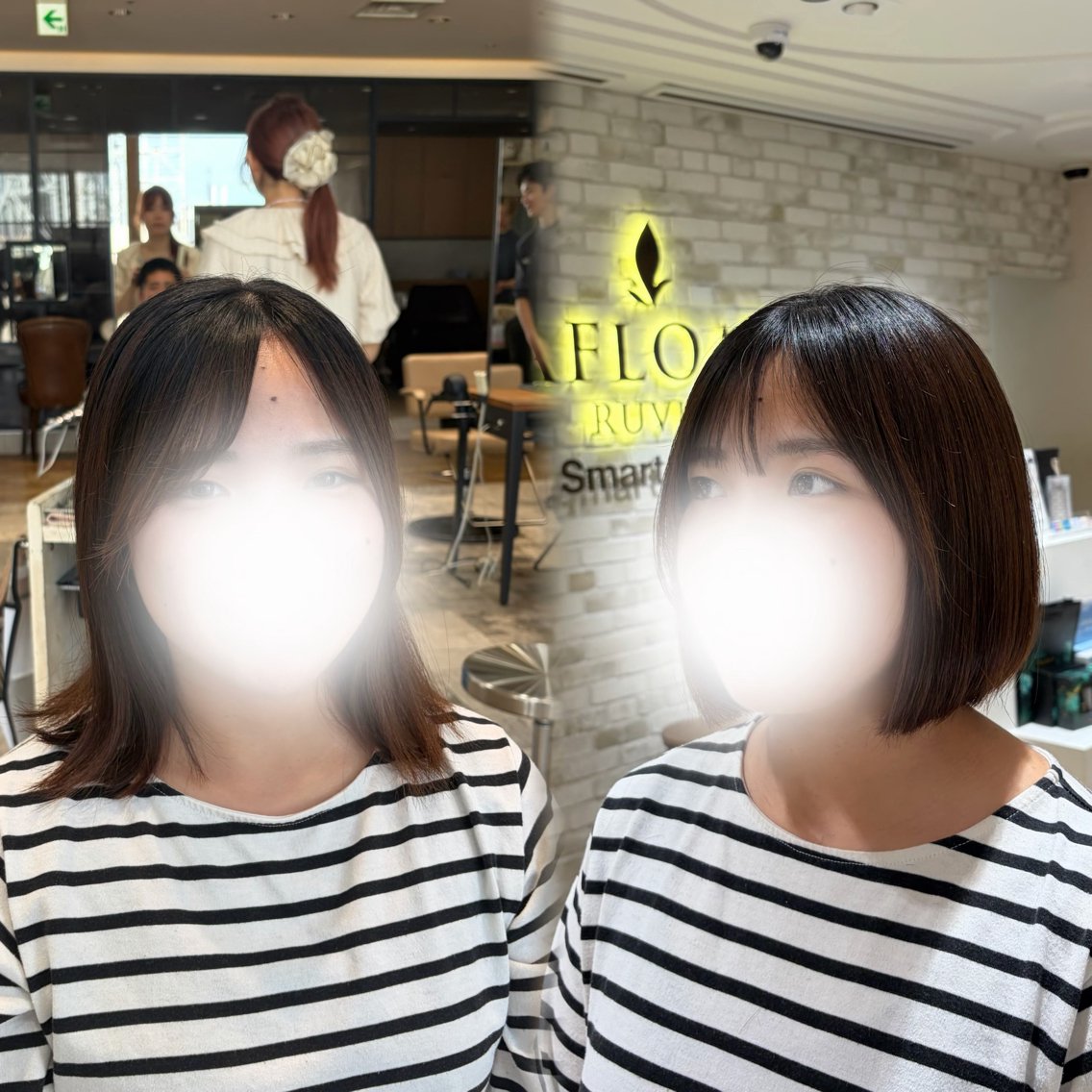 ショート ボブ 新宿/カット/レイヤ ー/NaNoHaのヘアスタイル