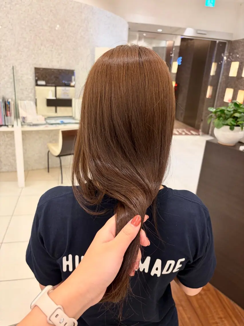 ロング カット ヘアカラー トリートメント レイヤー/透明感 カラー🩶ikoiのヘアスタイル