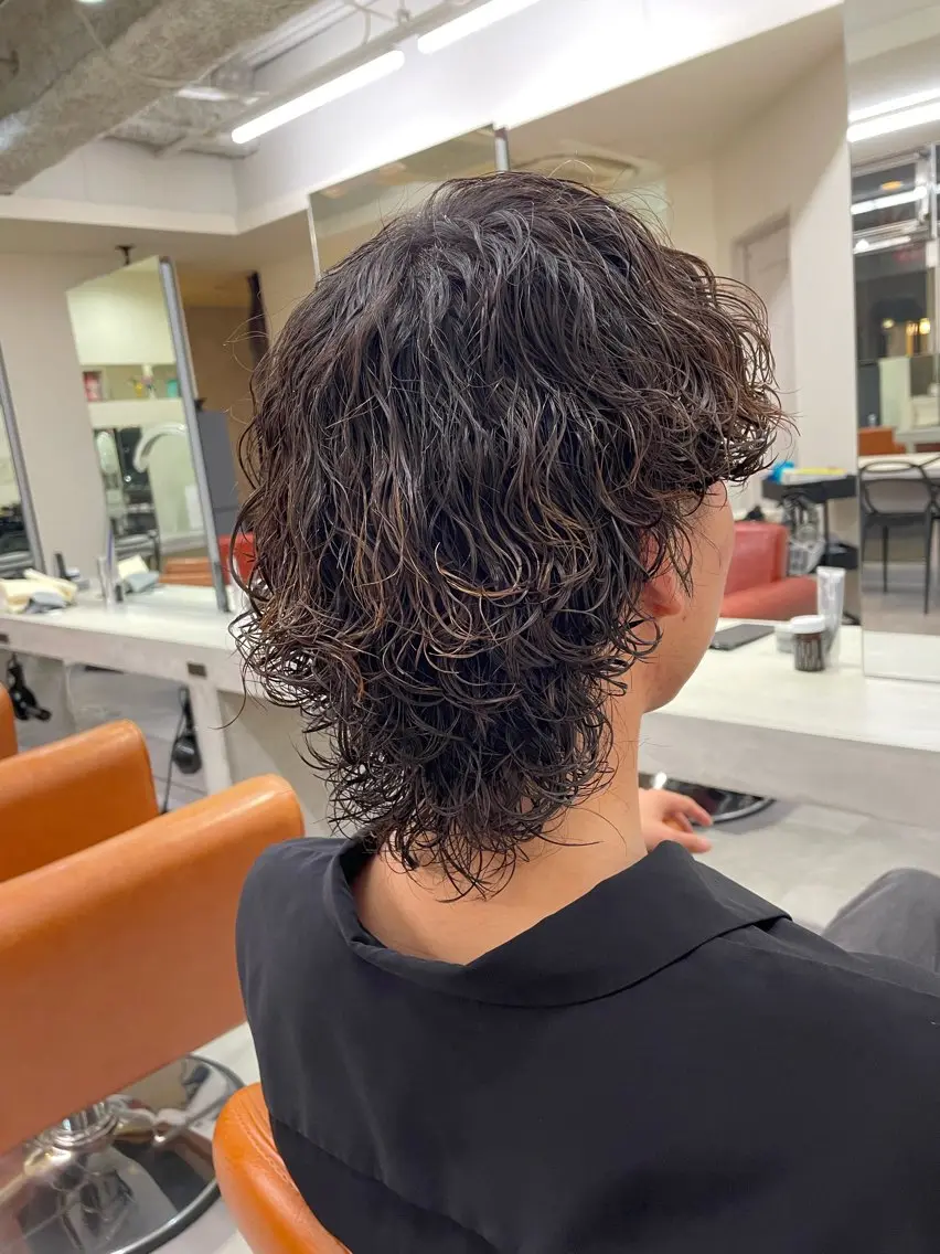 パーマ メンズ 大阪メンズ 美容師井上智博のヘアスタイル