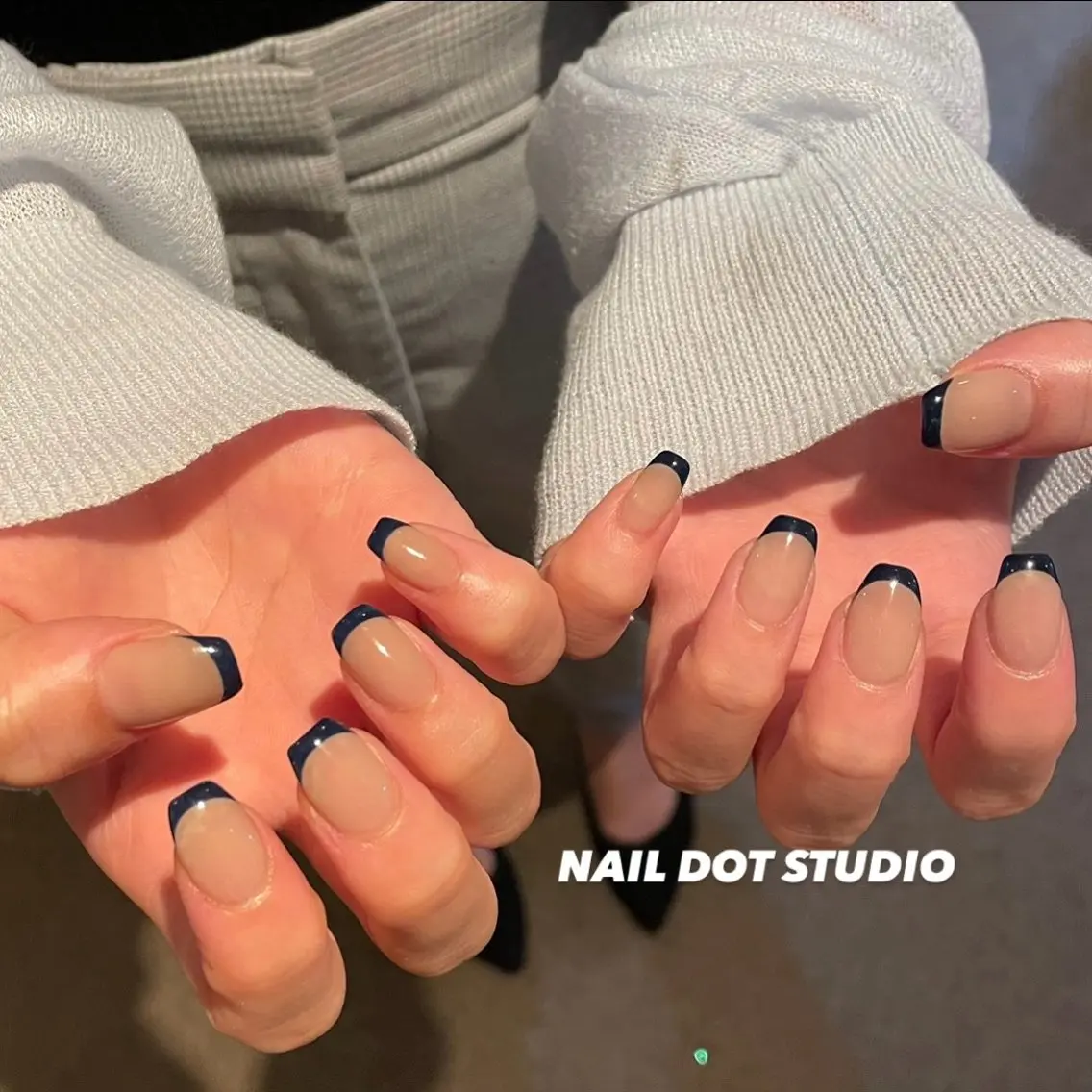 ネイル フレンチネイル NAIL DOT STUDIO堺筋本町のネイルデザイン