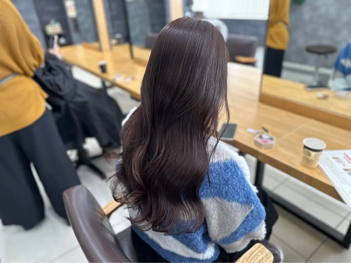 ロング カット 縮毛矯正 レイヤー職人・ 似合せ美容師そうまのヘアスタイル