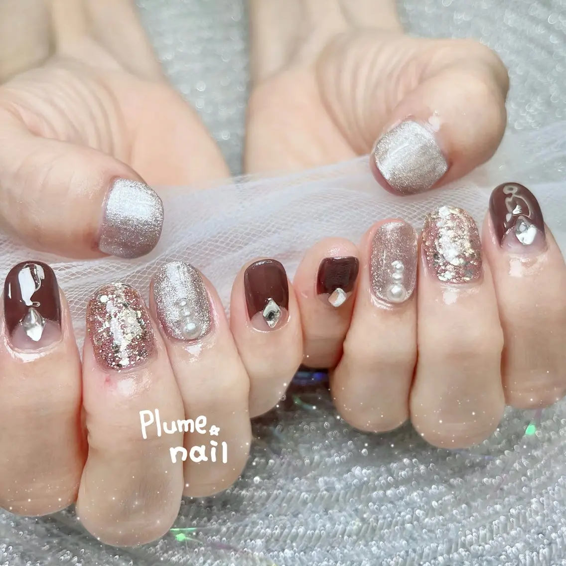 ネイル ハンドネイル plume nail ☆韓国ネイルのネイルデザイン