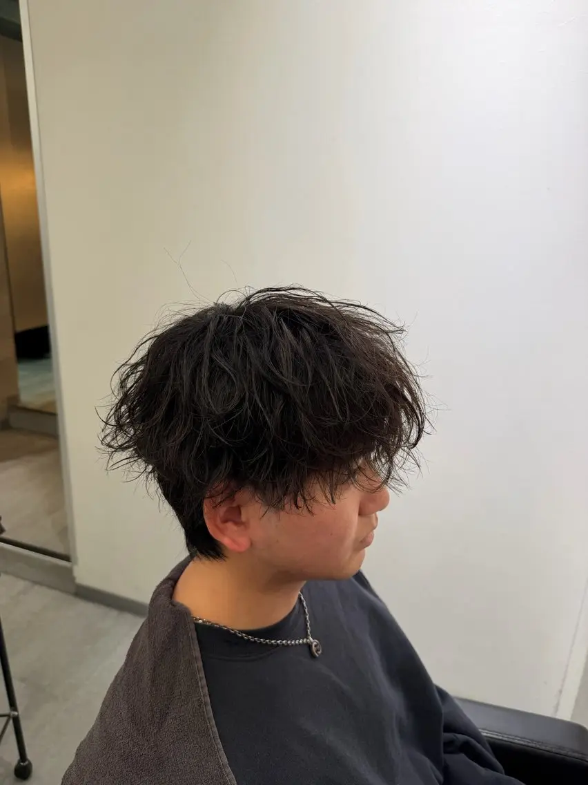 パーマ メンズ メンズパーマ カット パーマ 【メンズ特化】渋谷 GOALD/江頭永太のヘアスタイル