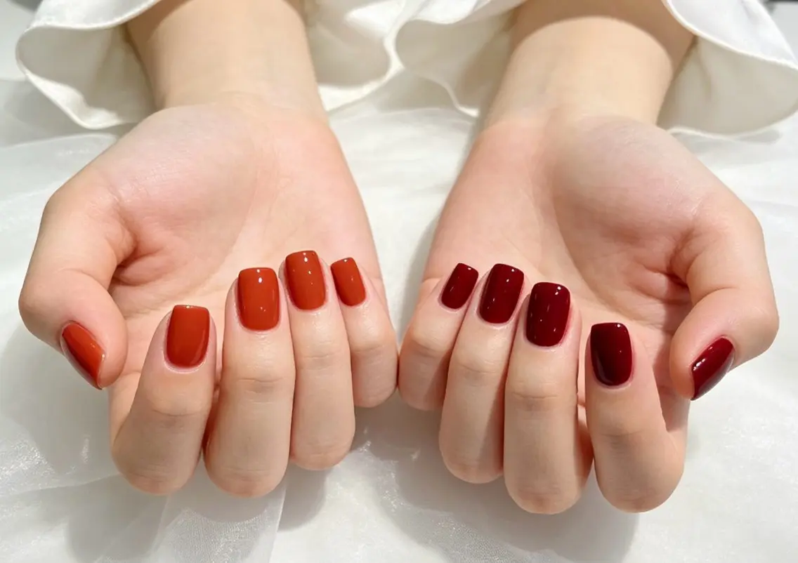 ネイル ハンドネイル H3 Nail Tsuki🦋💙のネイルデザイン