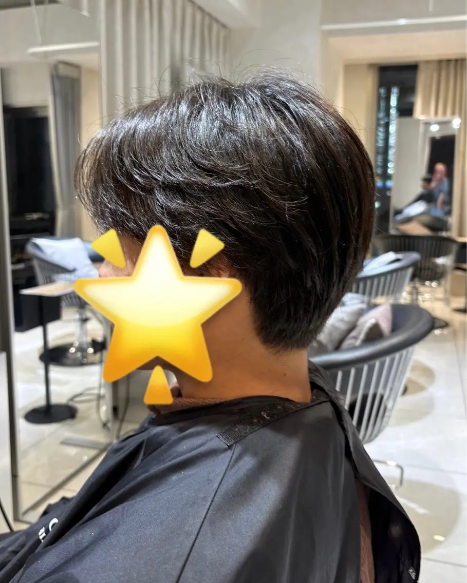 メンズ メンズパーマ カット パーマ ‎🤍透明感・上品艶 カラー│フウカのヘアスタイル
