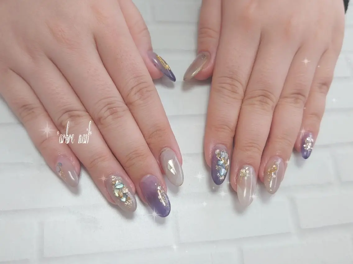 ネイル ✯.。 arbre nail 。✯.のネイルデザイン