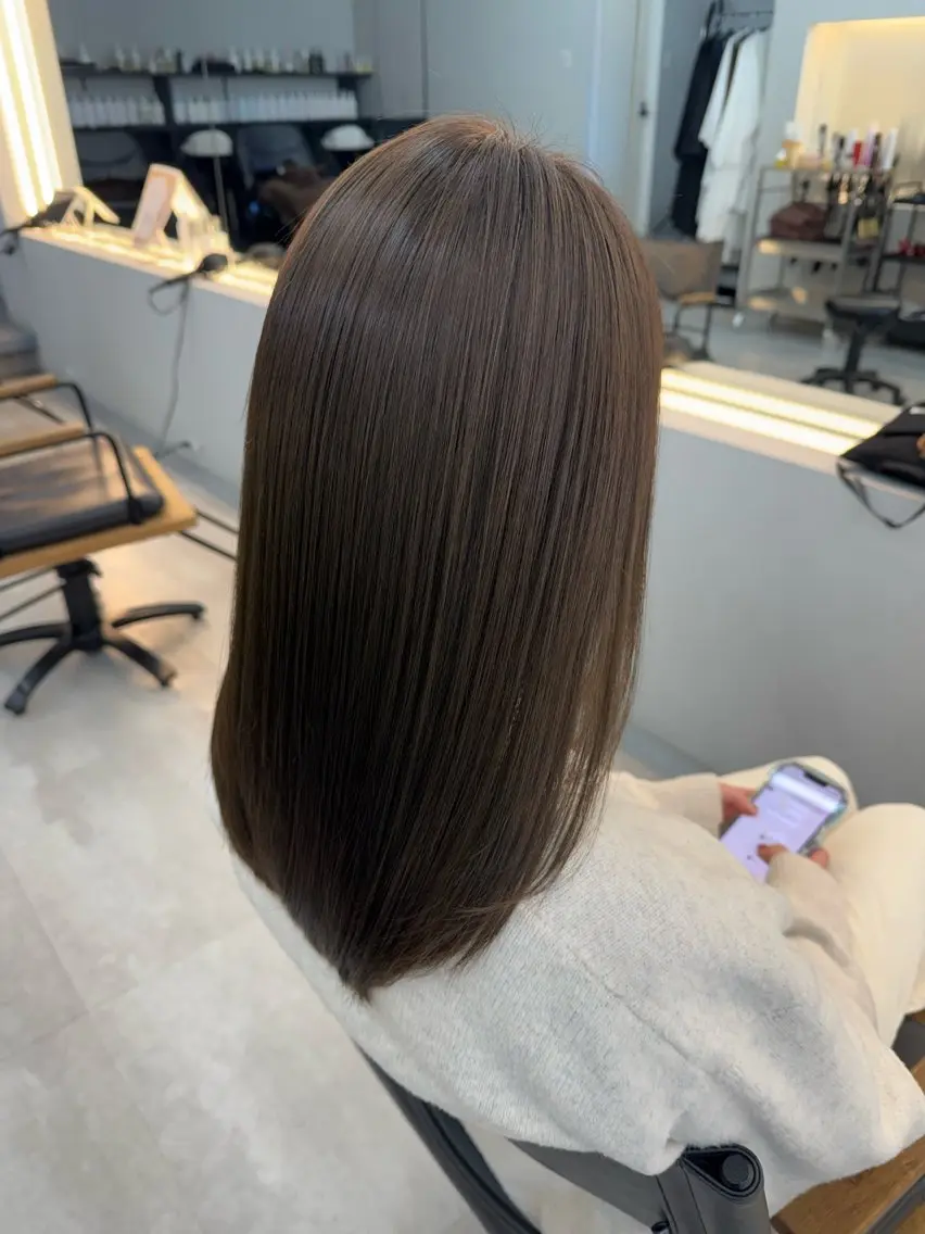 カラー ベージュカラー オリーブベージュ ヘアカラー wuvhair/ あかりのヘアスタイル