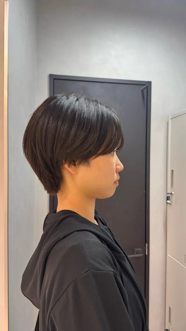 ショート モデル募集中/西梅田 naruka🍏のヘアスタイル
