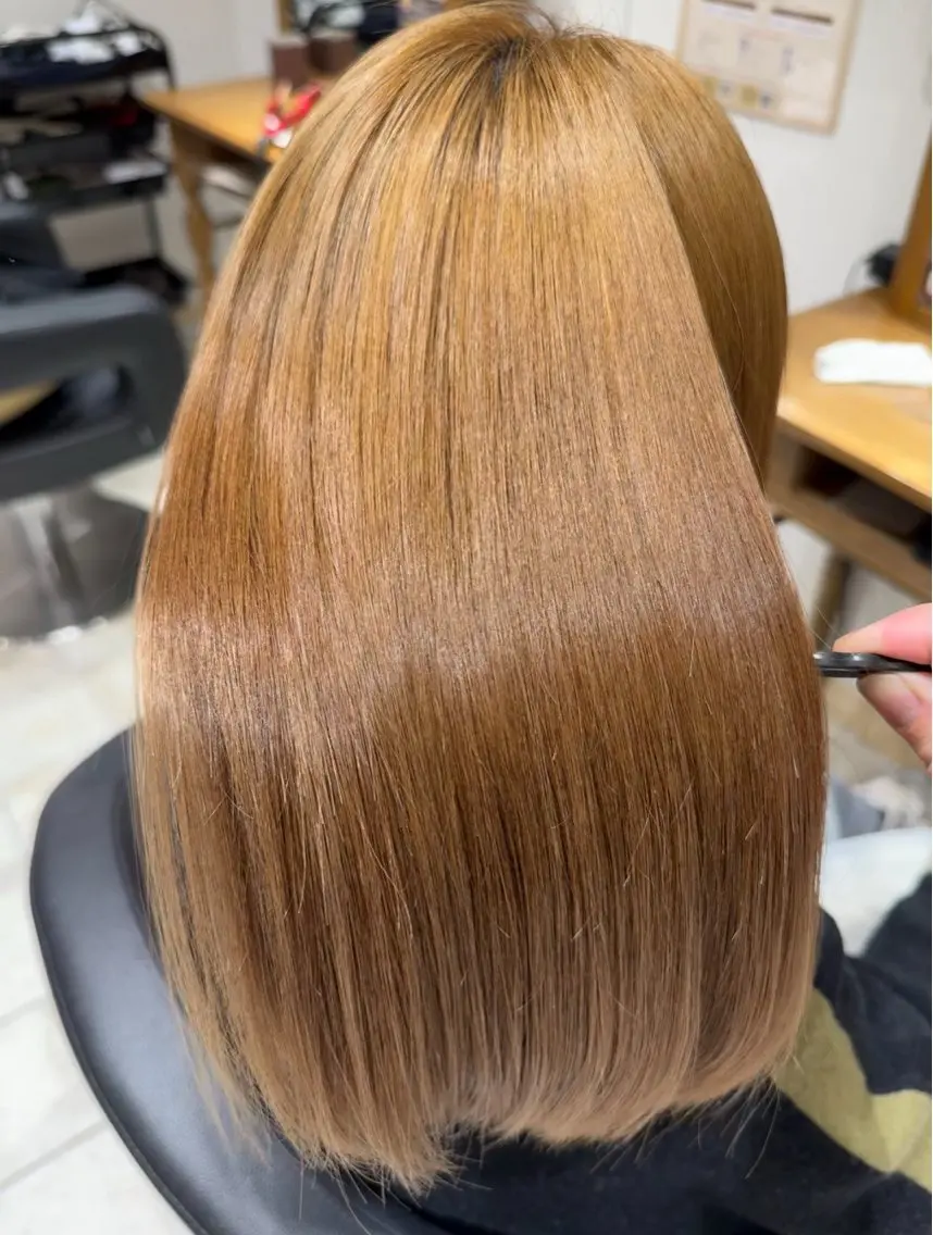 セミロング 🫧髪質改善/韓国 ヘアryusei🫧のヘアスタイル