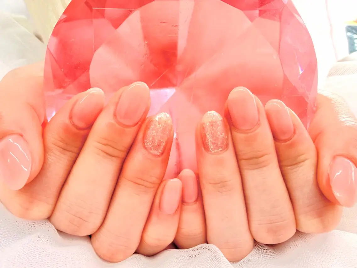 ネイル ハンドネイル Sweet♡ Heart　葉月のネイルデザイン