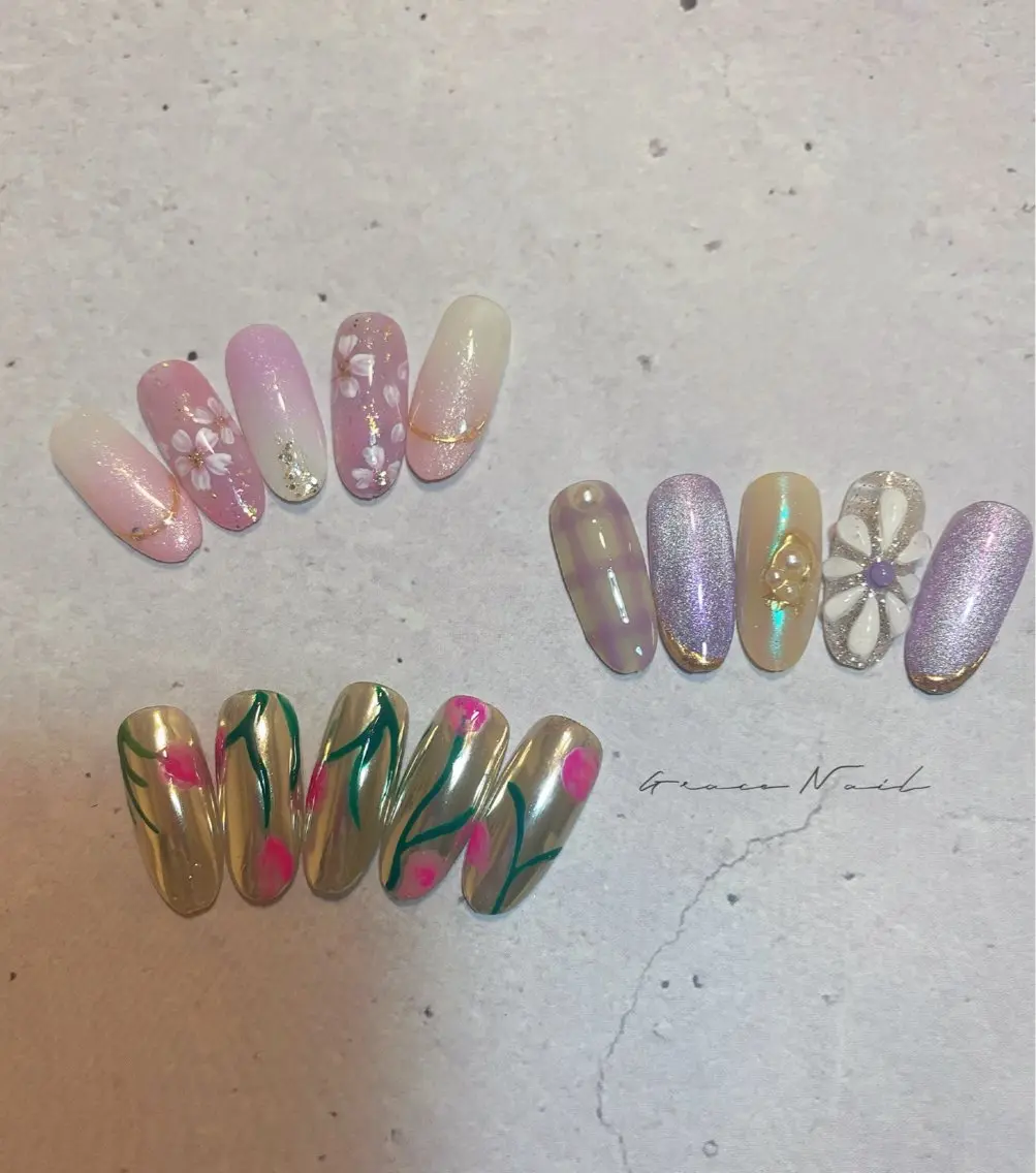 ネイル ☆*。Grace Nail。*☆のネイルデザイン
