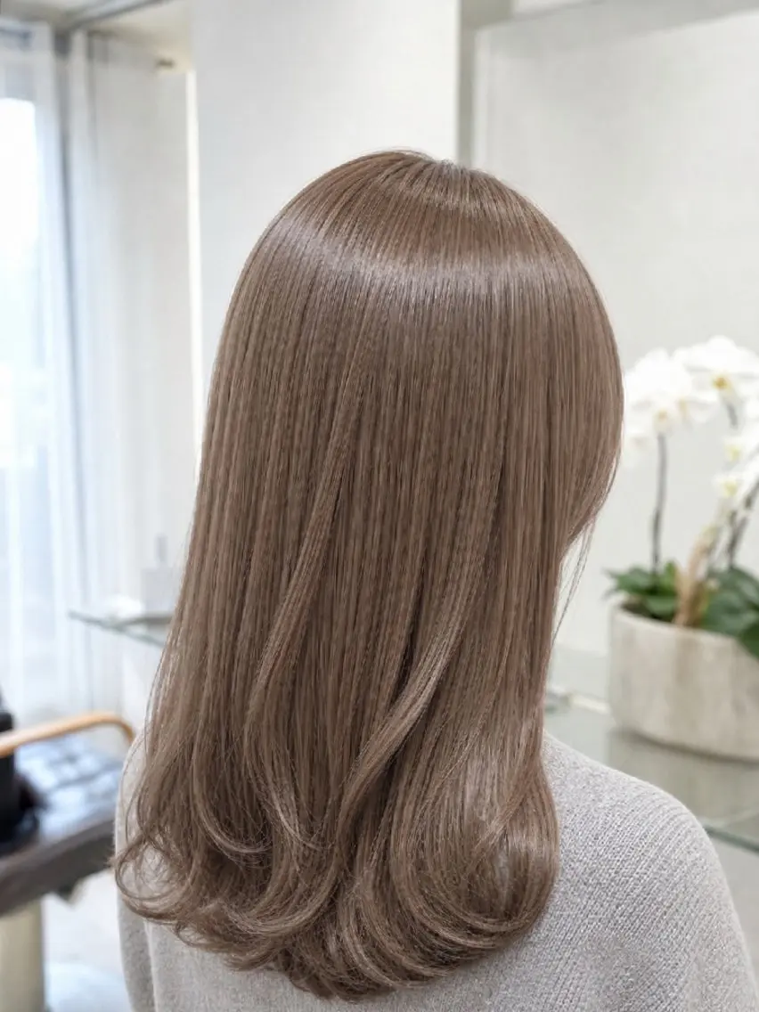 セミロング FUBUKI /縮毛矯正/髪質改善のヘアスタイル