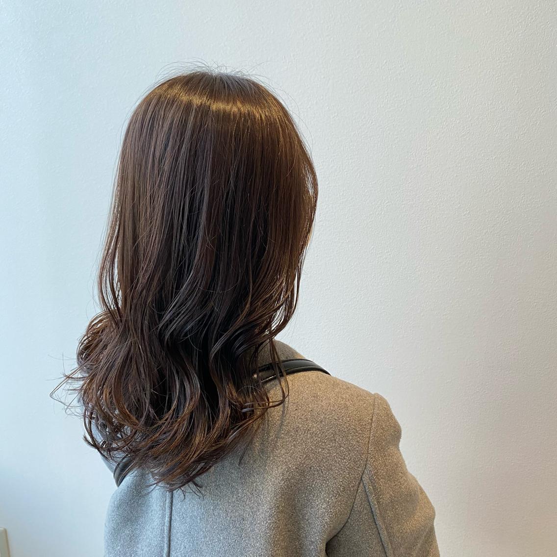 ロング カラー レイヤーカット Rubik's 梅田茶屋町/叶莉のヘアスタイル