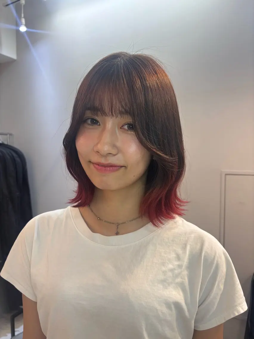 ショート カラー ヘアカラー TheEct Q'n ໒꒱· ﾟななこのヘアスタイル