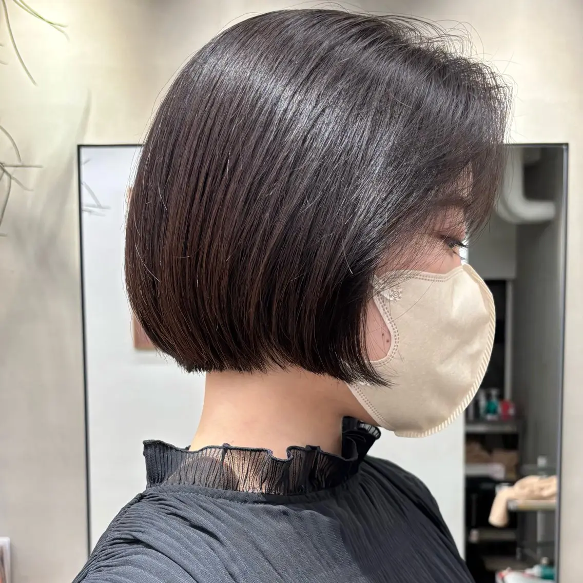 ショート 盛れる透明感カラー momokaのヘアスタイル
