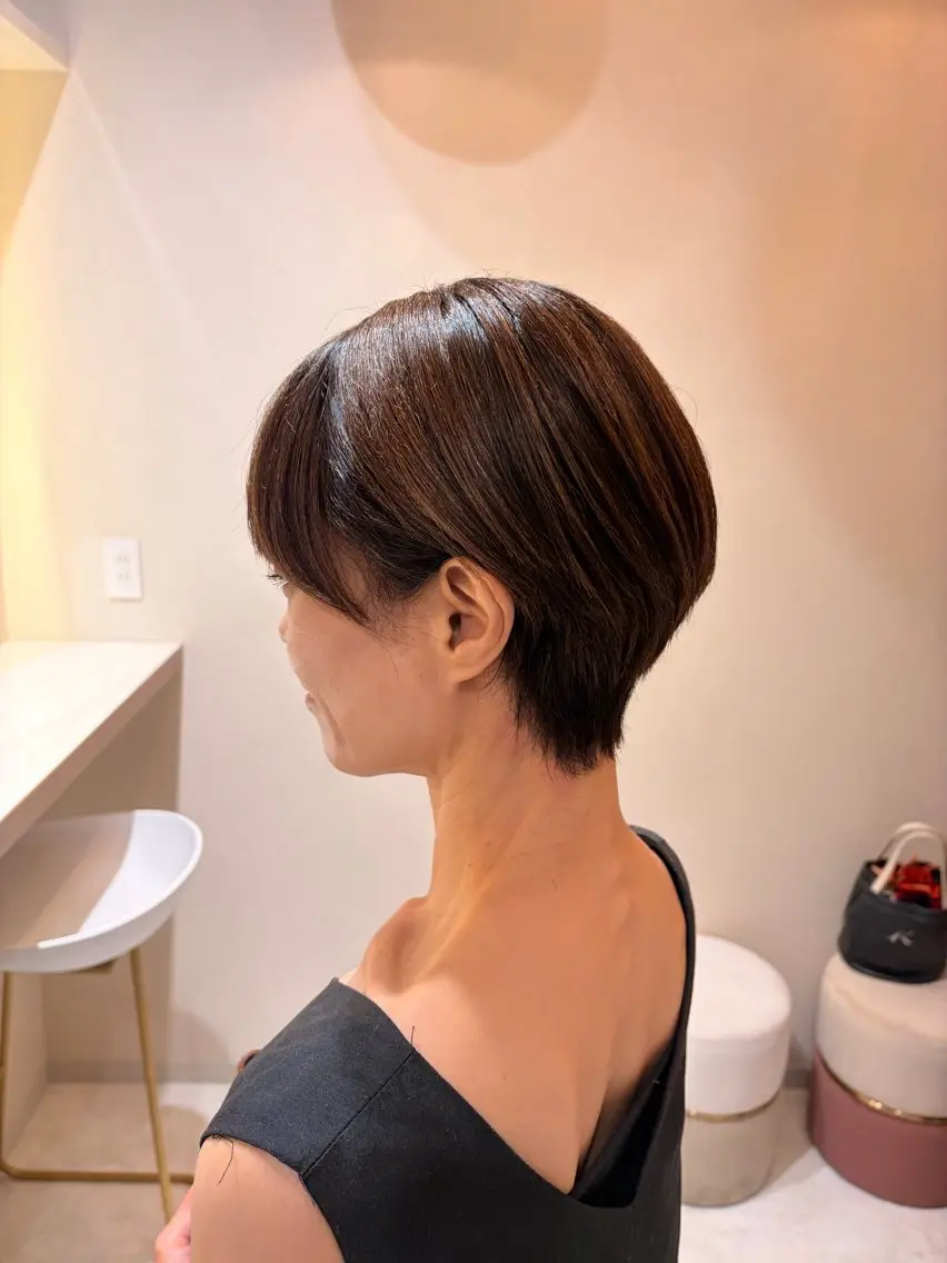ショート ショートヘア カット 髪質改善✨/美髪矯正 akari🌻のヘアスタイル