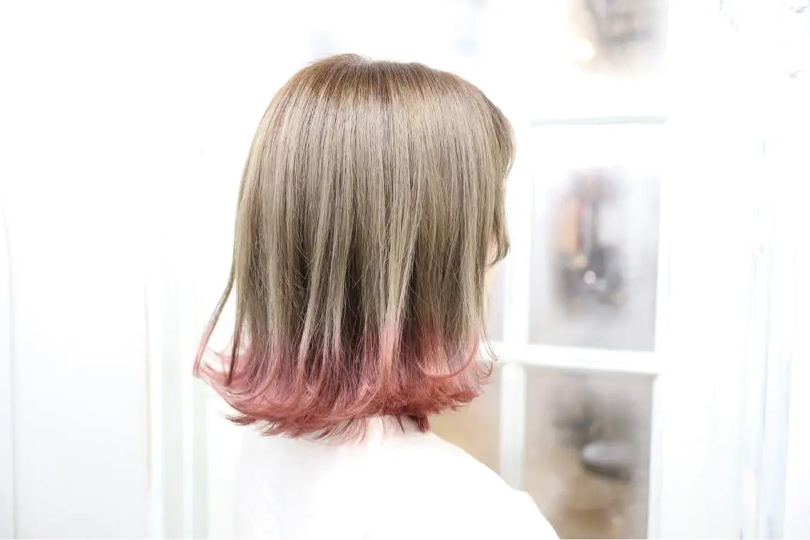 ミディアム カラー アディクシーカラー ベージュカラー ブリーチ ケアブリーチ ダブルカラー ヘアカラー トリートメント ✨池袋ブリーチ特化 Hibiki✨のヘアスタイル
