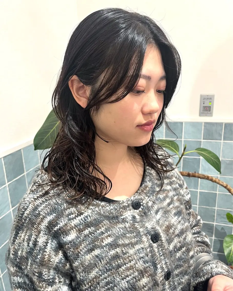 カット➕パーマ(レディースのみ)🎀🤍保護トリートメント付き🌟の写真