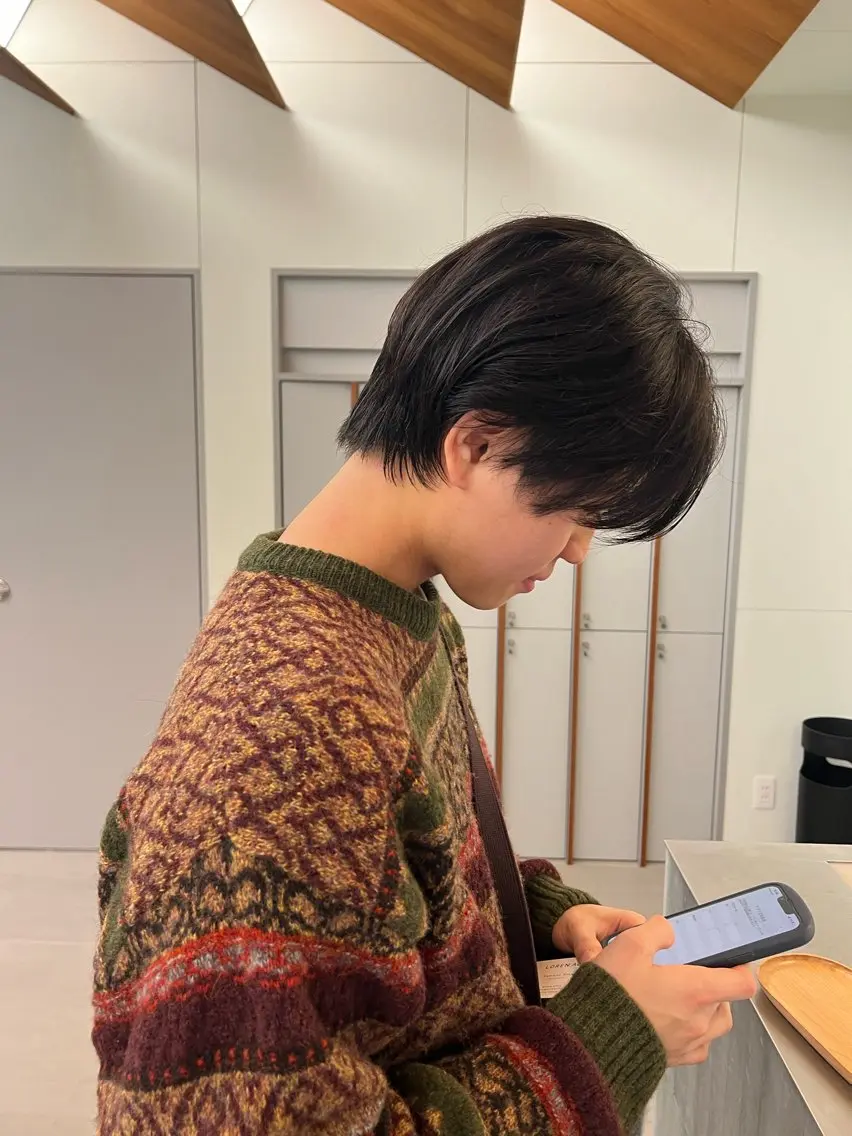 メンズ 柔らかいカラー🎀 rinaのヘアスタイル