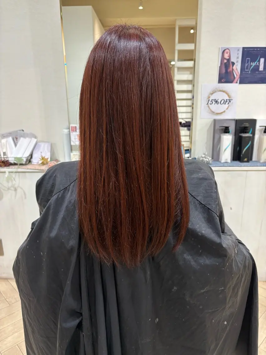 ロング カラー zina🎀レイヤー 大西美羽のヘアスタイル