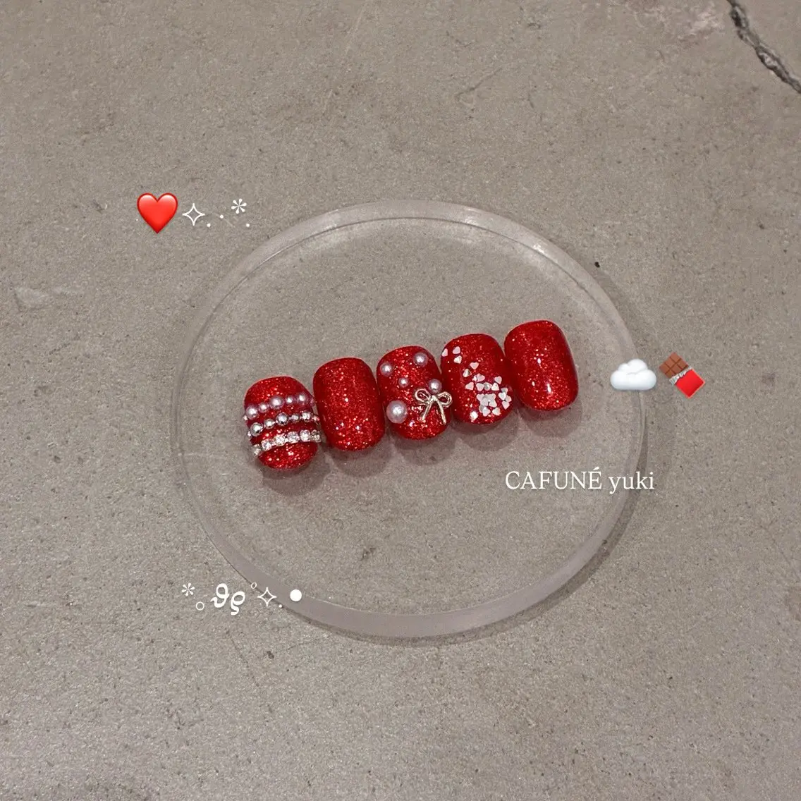 ネイル ハンドネイル 🎼CAFUNÉ_ TOKYO.•*¨のネイルデザイン