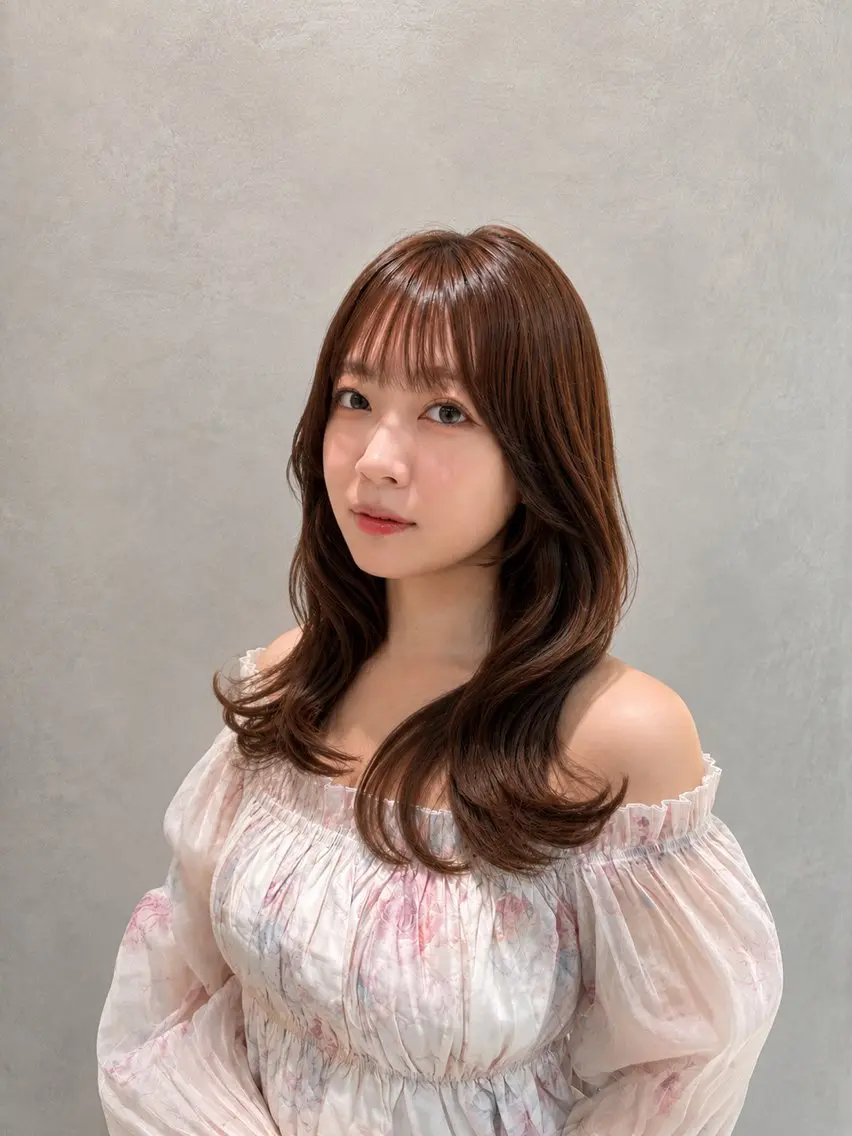 ロング カット ヘアカラー トリートメント 🌈レイヤーカット/ /吉田悟志🌈のヘアスタイル