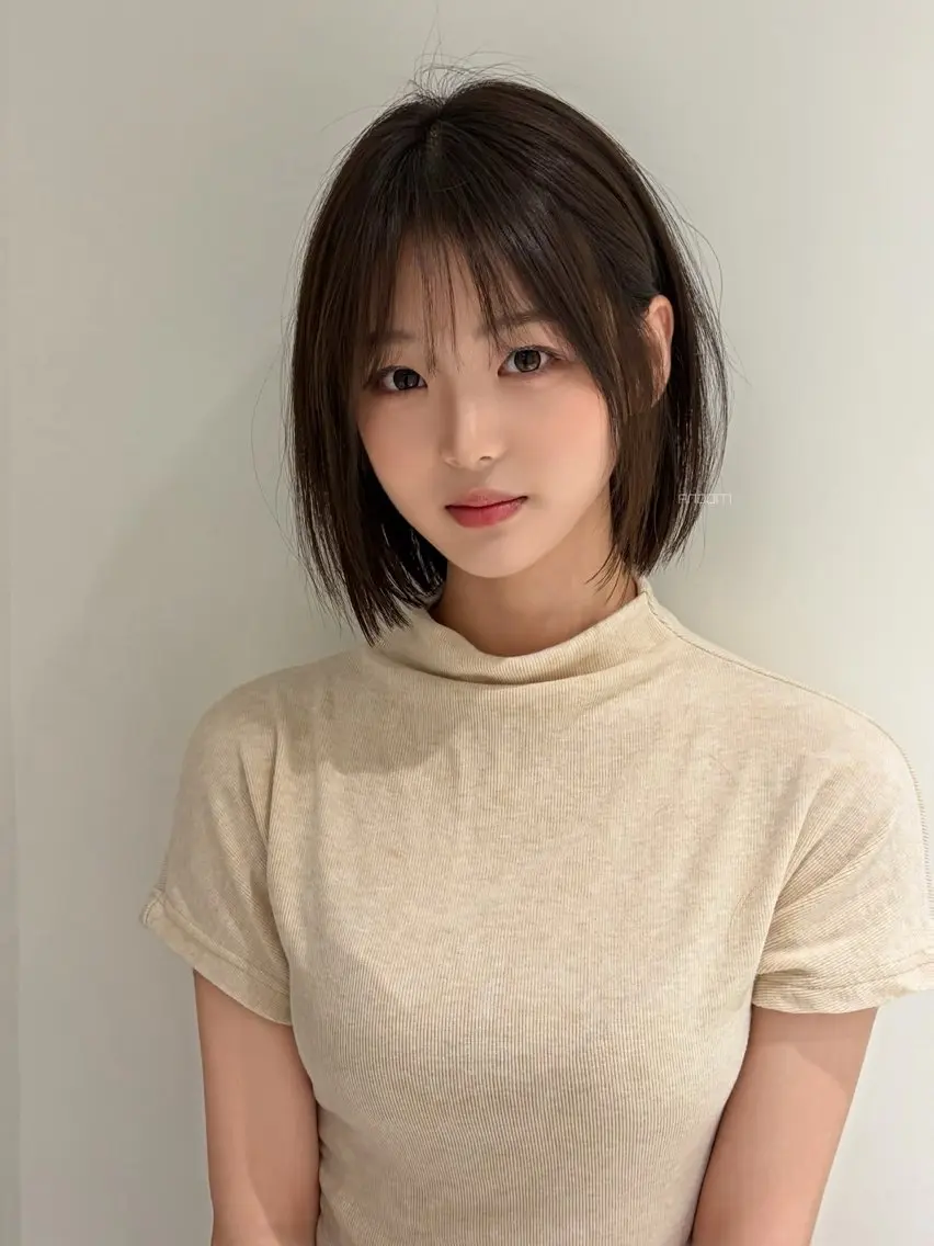 ミディアム ボブ 牧野 広樹のヘアスタイル