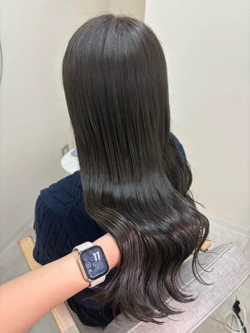 【✨人気No.1✨】カット＋髪質改善inケアカラー＋髪質改善TR＋スパの写真