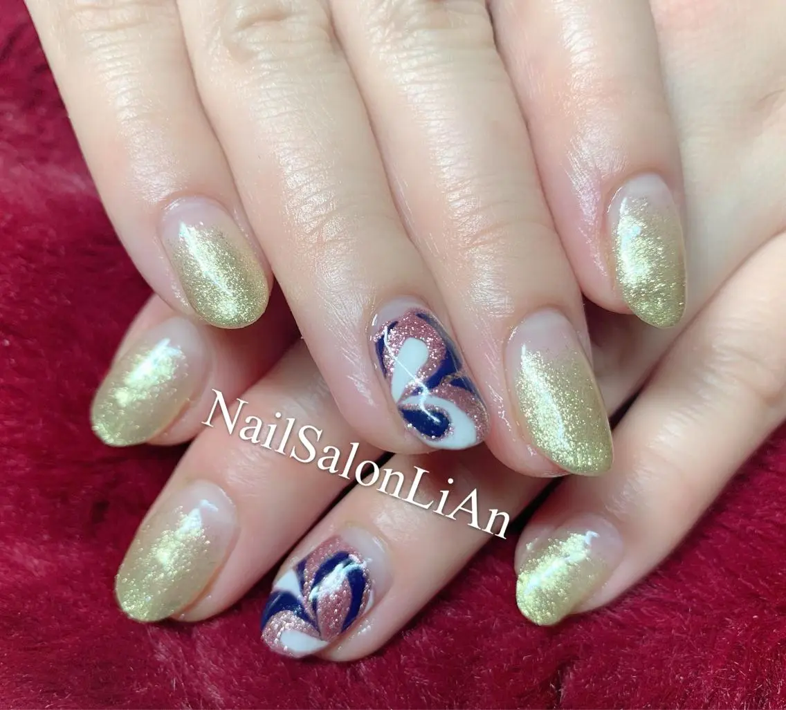 ネイル 持ち込み ハンドネイル NailSalon LiAnのネイルデザイン
