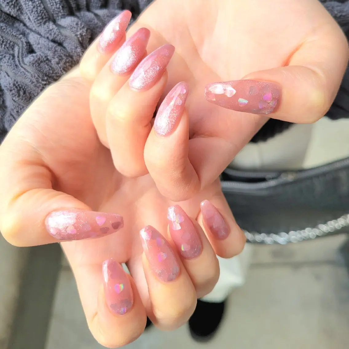 ネイル ハート マグネットネイル ハンドネイル Natsumi 🦊  Nailのネイルデザイン