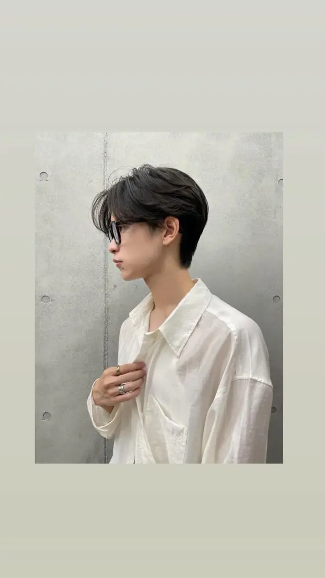 【カット+ニュアンスパーマ】毛流れパーマでオシャレに✨人気メニューです!の写真