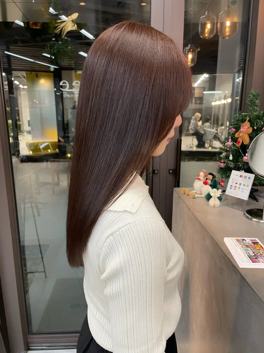 ロング ヘアカラー トリートメント カットモデル募集中 🤍harunaのヘアスタイル