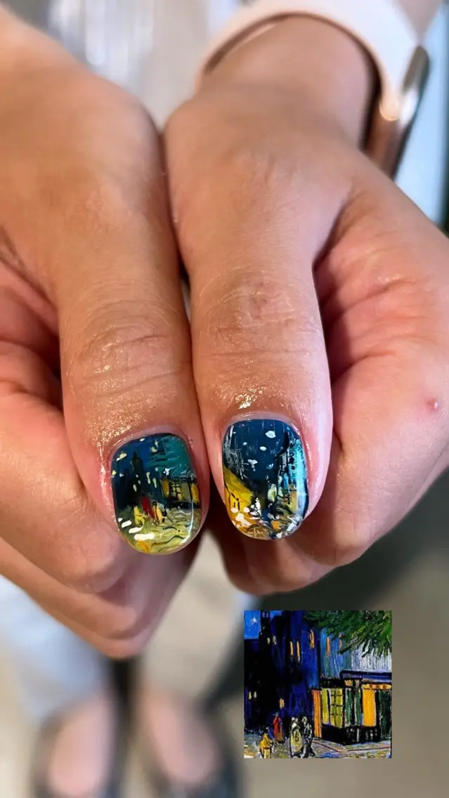ネイル ハンドネイル Hata nail 🎀個性派ニュアンスのネイルデザイン