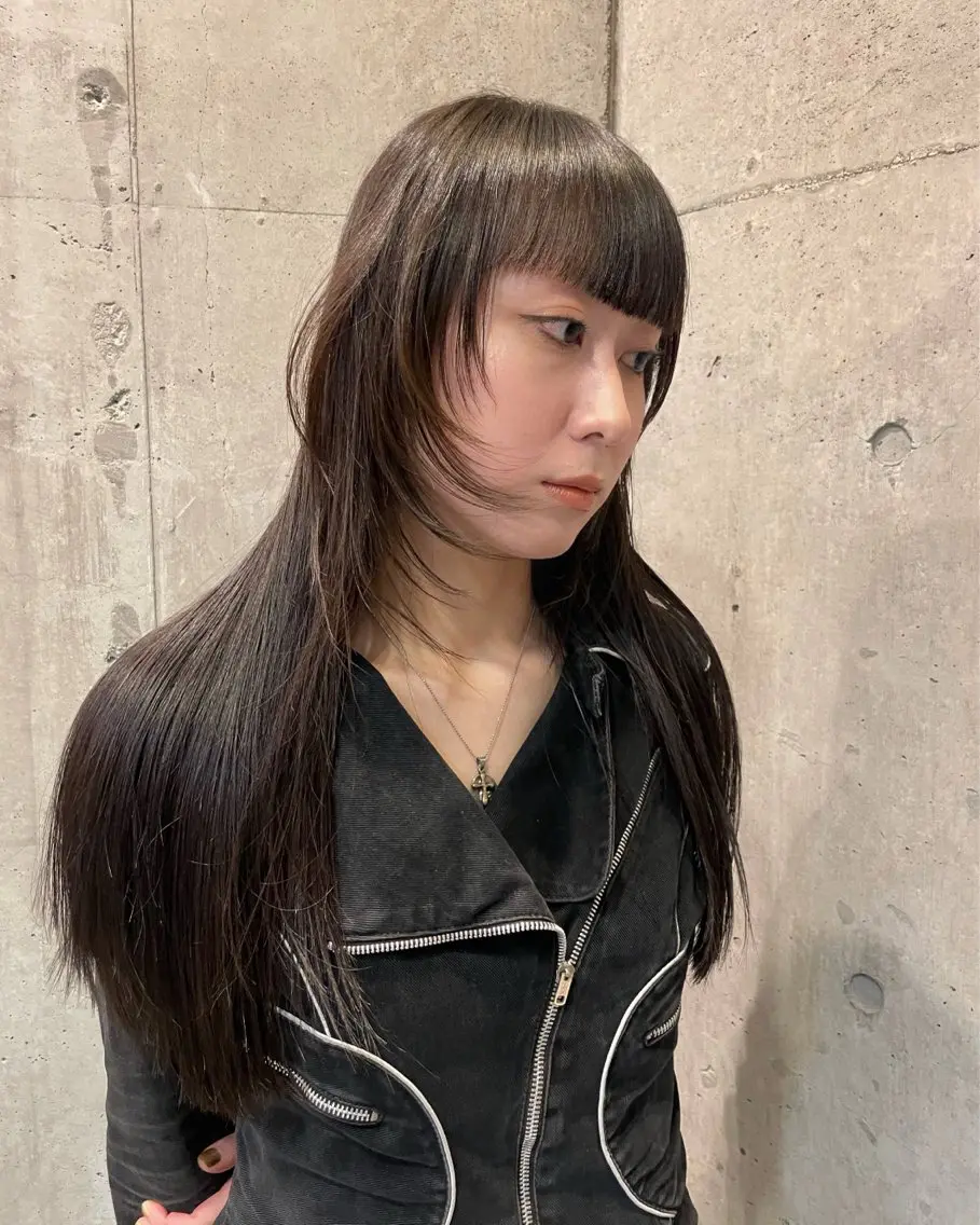 ロング カット ︎︎ yoshikiのヘアスタイル