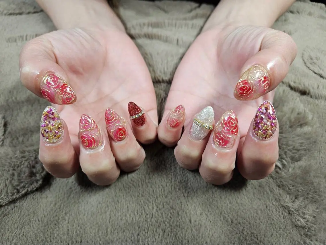 セミロング salon kuuのネイルデザイン